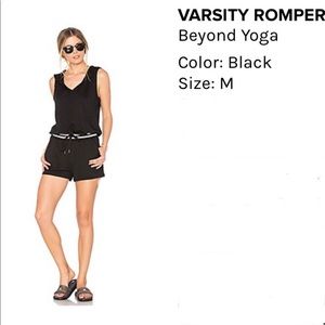 Beyond Yoga Varsity Romper